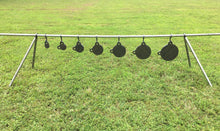 Load image into Gallery viewer, 14pc 3/8” AR500 Steel Target Conduit Stand Brackets & Hooks for 1" OD Pipe or 3/4" EMT Conduit (EMTCB2-CH12-KIT) (EMTCB2-CHLONG12-KIT)