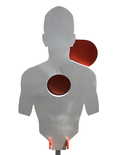 Realistic Precision Shooting: Full Size Hostage & Vital Training w/ Magnum Target's Combatant Reactive Target