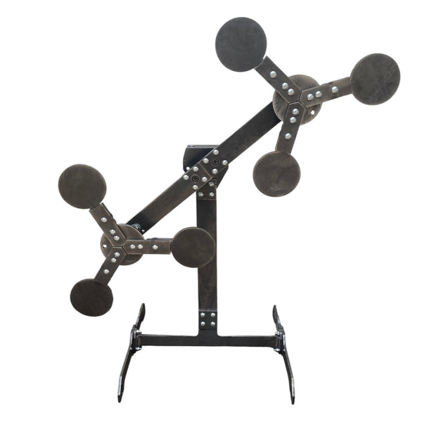 Parts & Assembly Instructions for Magnum Target 3/8" AR500 Double Cyclone Texas Star Steel Shooting Target w/ 6 inch Paddles (DC-6)