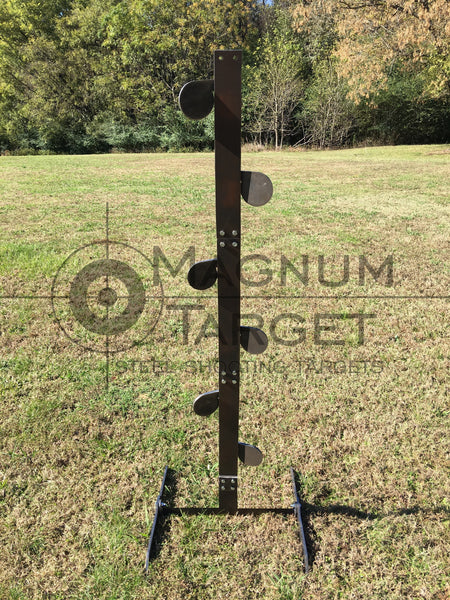 Parts & Assembly Instructions for Magnum Target 3/8" AR500 Dueling Tree Steel Reactive Shooting Target w/ Tubes & 4 inch Paddles (DTSTD46AR500)