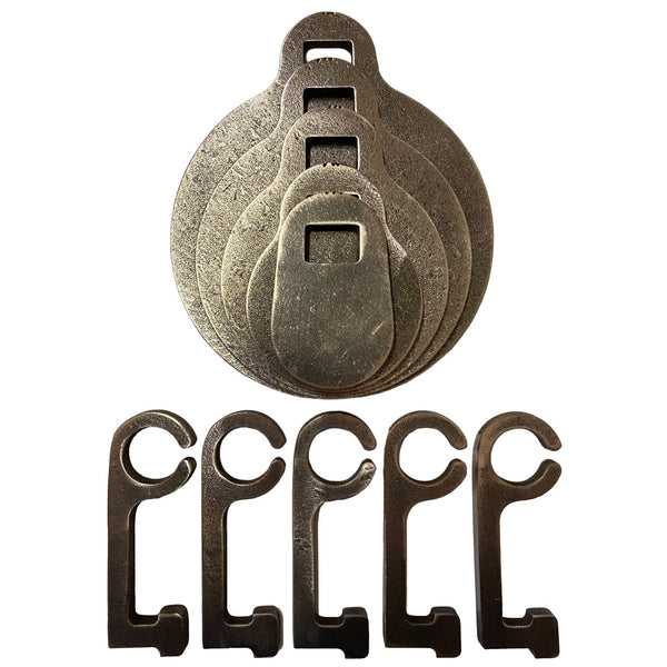 Test Your Precision: Magnum Target 5pc Interlocking AR500 KYL Targets for Ultimate Accuracy Training!
