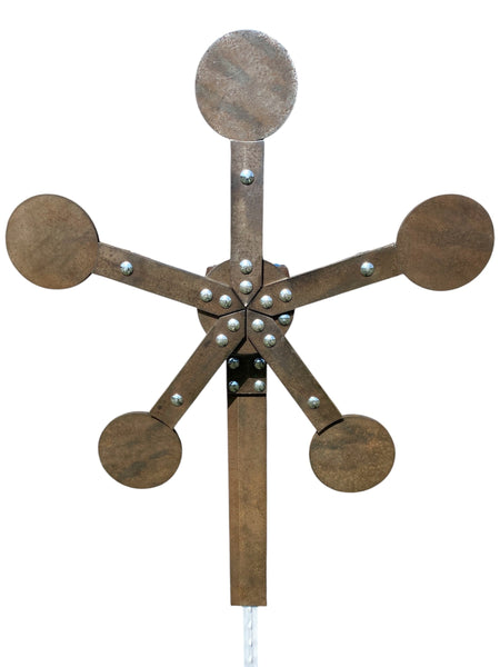 Parts & Assembly Instructions for Magnum Target 3/8" AR500 Mini Texas Star Steel Shooting Target w/ 6 inch Paddles for T-Post (MINI-TS-6-TP)