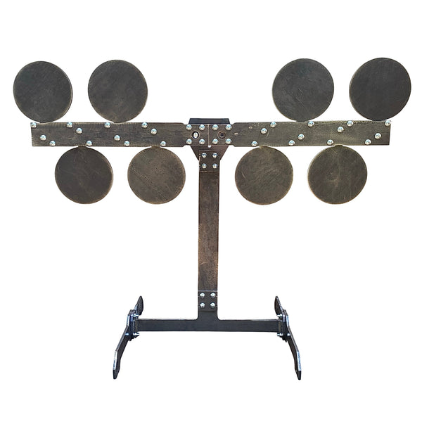 Parts & Assembly Instructions for Magnum Target 3/8" AR500 Revolving Polish Plate Rack w/ 8 inch Paddles (REVPOLPR-8)