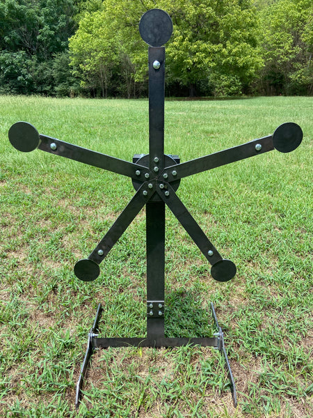 Parts & Assembly Instructions for Magnum Target 22LR Texas Star Steel Reactive Shooting Target w/ 4 inch Paddles (TS-4-14)