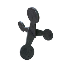 Load image into Gallery viewer, 3/8&quot; AR500 Reactive Steel Shooting Target - Metal Flipping Jumping Jack 2.5&quot; NOT WELDED 1pc Set (1-WJJ2.5AR500-UWELD)
