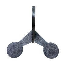 Load image into Gallery viewer, 3/8&quot; AR500 Reactive Steel Shooting Target - Metal Flipping Jumping Jack 2.5&quot; NOT WELDED 1pc Set (1-WJJ2.5AR500-UWELD)
