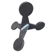 Load image into Gallery viewer, 3/8&quot; AR500 Reactive Steel Shooting Target - Welded Walking Flipping Jumping Jack 2.5&quot; Rounds 1pc (1-WJJ2.5AR500)
