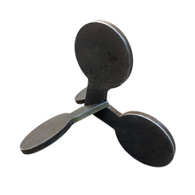 Load image into Gallery viewer, Magnum Target 3/8&quot; AR500 Reactive Steel Shooting Target - NOT Welded Flip Jumping Jack 4&quot;  1pc or 2pc (1-WJJ4AR500-UWELD / 2-WJJ4AR500-UWELD)
