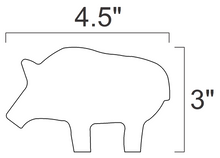 Load image into Gallery viewer, Magnum Target 1/5sc IHMSA/NRA 22LR Metallic Silhouette Target Rifle Plates 20pc - 20-PLATES
