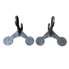 Load image into Gallery viewer, 3/8&quot; AR500 Reactive Steel Shooting Target - Metal Flipping Jumping Jack 2.5&quot; NOT WELDED 2pc Set (2-WJJ2.5AR500-UWELD)
