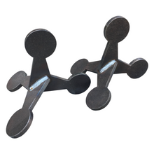 Load image into Gallery viewer, 3/8&quot; AR500 Reactive Steel Shooting Target - Metal Flipping Jumping Jack 2.5&quot; NOT WELDED 2pc Set (2-WJJ2.5AR500-UWELD)

