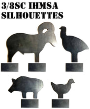 Load image into Gallery viewer, 3/8 Scale IHMSA Metallic Silhouettes

