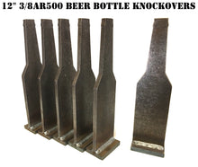 Load image into Gallery viewer, AR500 Beer Bottle Knockover Target
