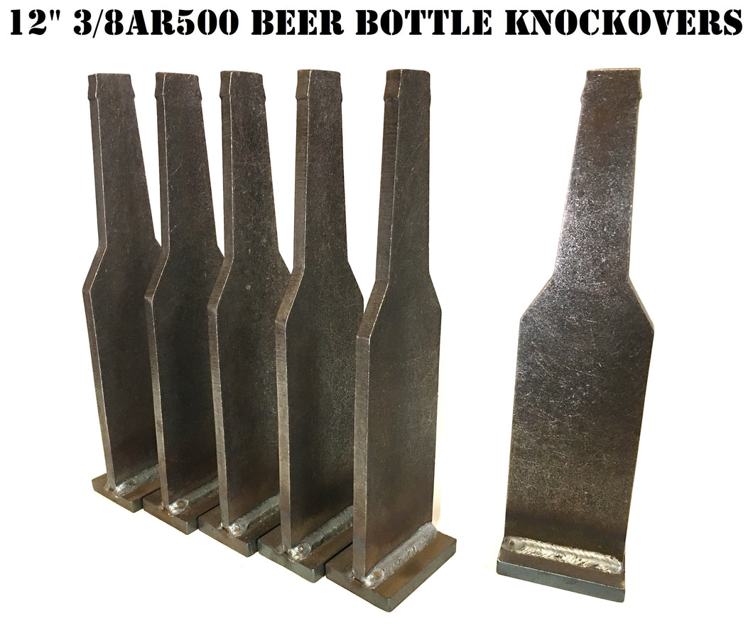 AR500 Beer Bottle Knockover Target