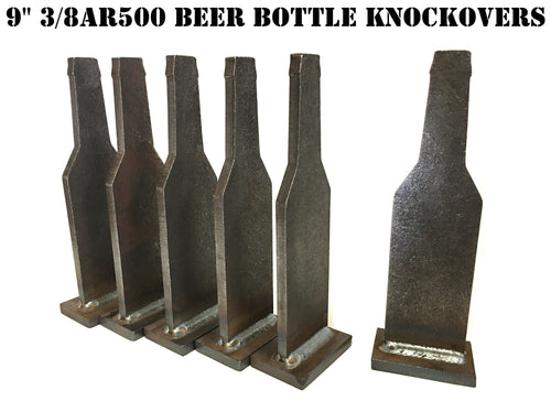 AR500 Beer Bottle Knockover Target