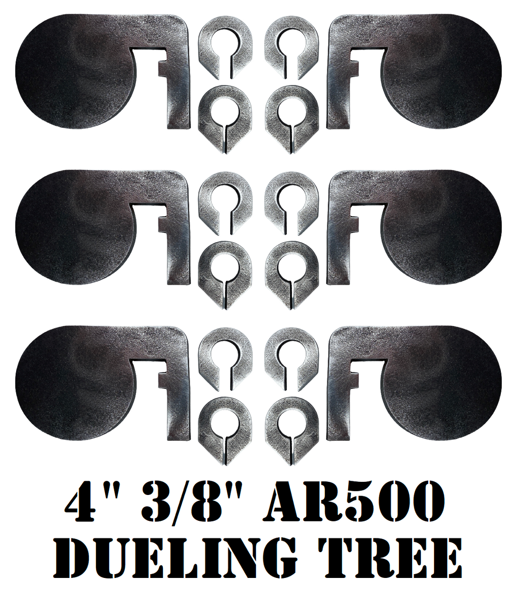 AR500 Steel Dueling Tree Paddle