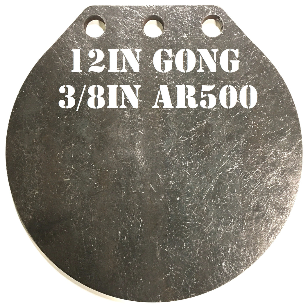 AR500 Steel Gong Target