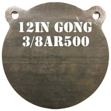 Load image into Gallery viewer, AR500 Steel Gong Target
