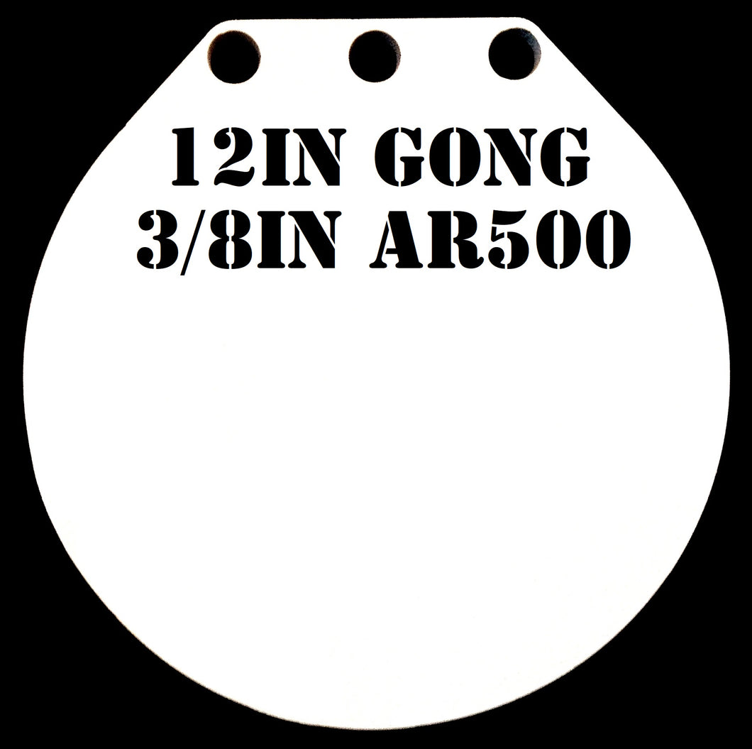 AR500 Steel Gong Target