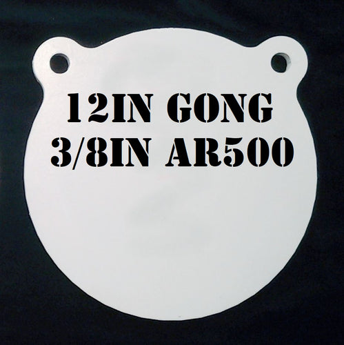 AR500 Steel Gong Target