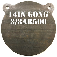 Load image into Gallery viewer, AR500 Steel Gong Target
