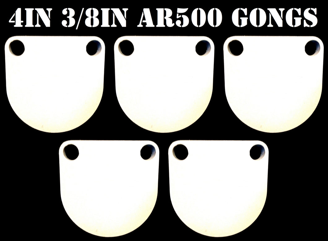 AR500 Steel Gong Target