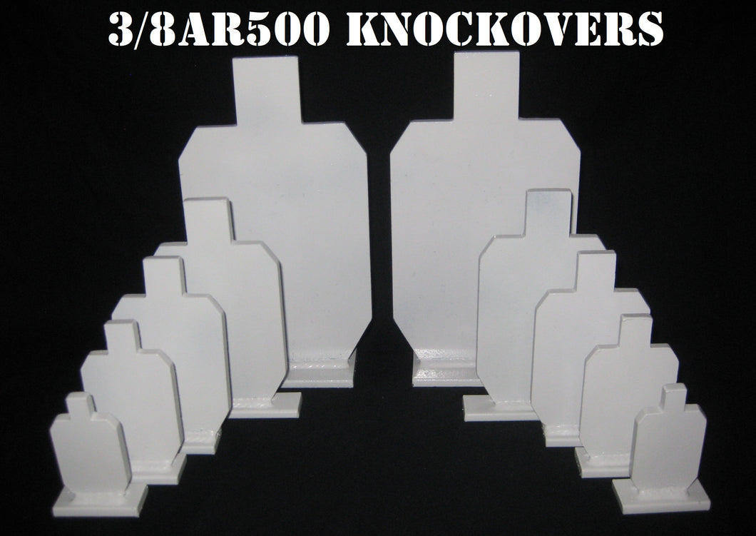 AR500 Steel IDPA Knockover Target