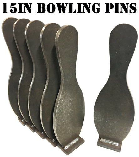 Steel Bowling Pin Pistol Target