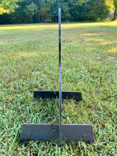 Load image into Gallery viewer, Portable 3/8&quot; AR500 18&quot;x22&quot; Combatant Torso Hardened Steel Shooting Target Silhouette w/ Metal Ground Stand for 3/4&quot; EMT Conduit (CSGT18x221AR500EMT)
