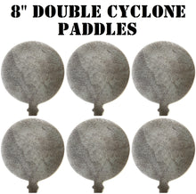 Load image into Gallery viewer, Magnum Target 8&quot;x3/8&quot; AR500 6pc Paddles for Double Cyclone Reactive Steel Shooting Target (DCP-8)
