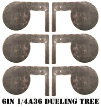 Load image into Gallery viewer, Magnum Target 6&quot;x1/4&quot; Rimfire 22LR Steel Shooting Targets - Dueling Trees - Metal Paddles - DT6614
