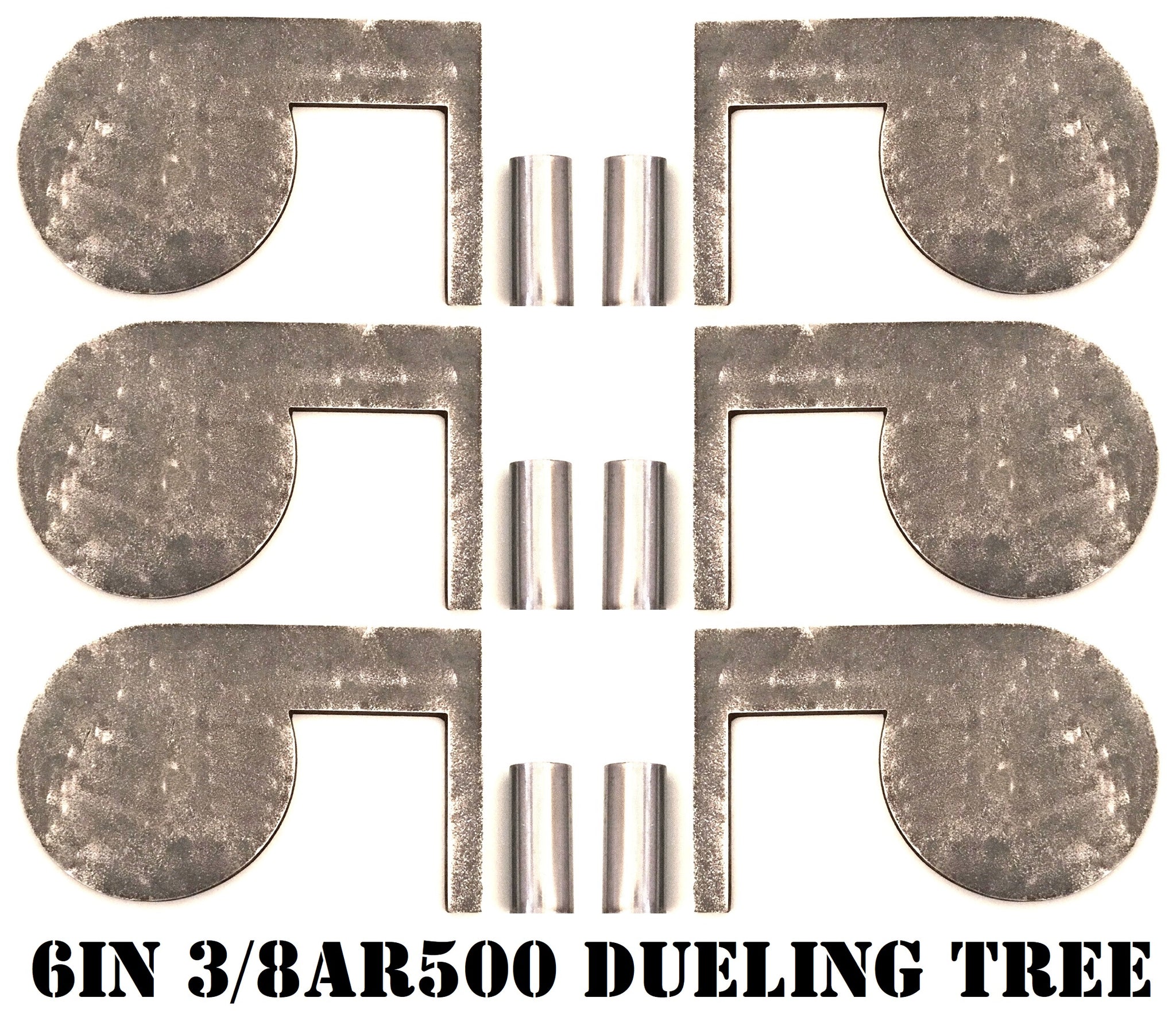 New Q235 Steel Tree Steel Target 6pcs 6&" x 3/8&" Pads New Q235 Steel Tree Steel Target 6pcs 6&" x 3/8&" Pads