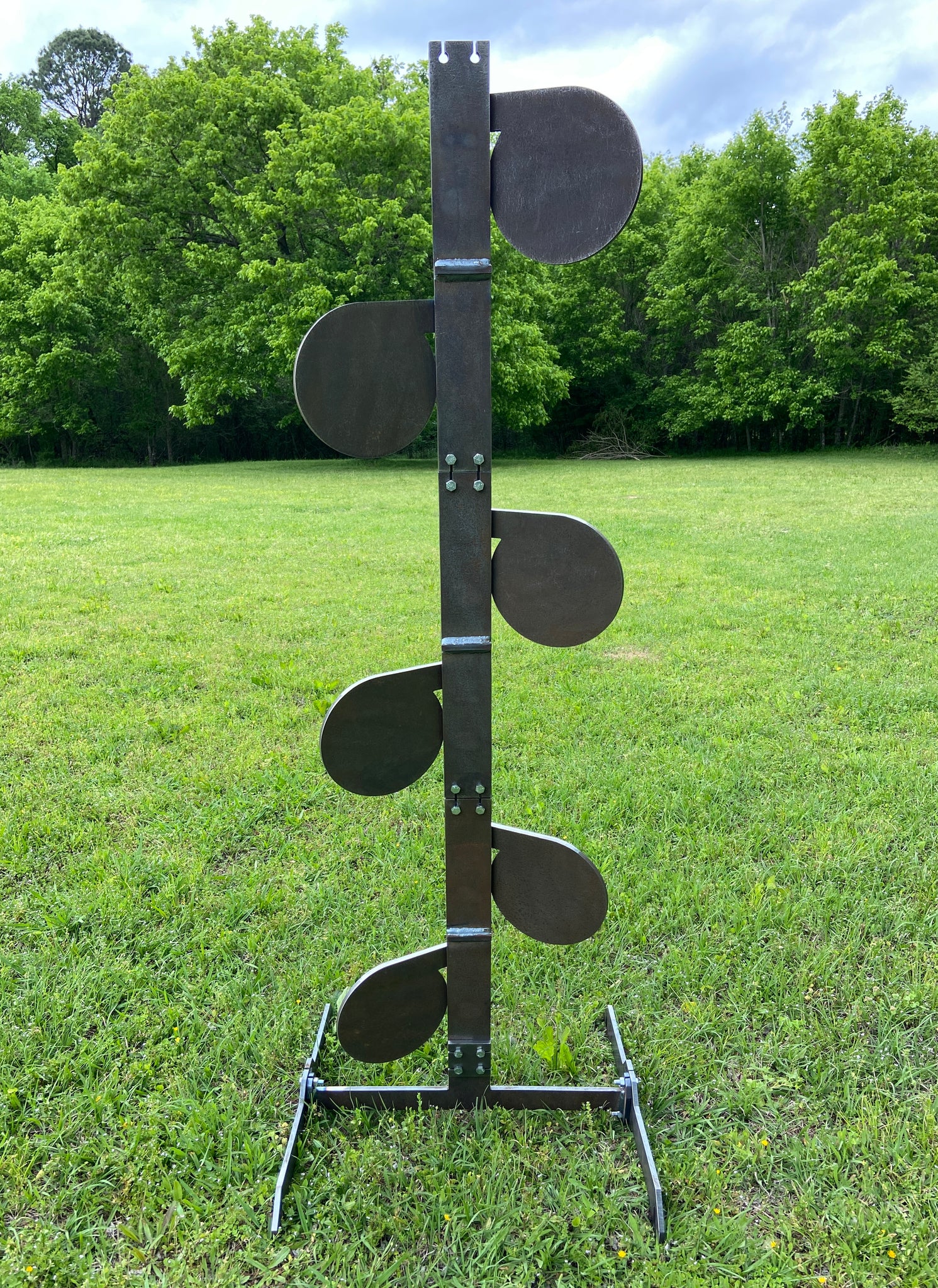 Magnum Target 6’ Tall Steel Shooting Dueling Tree Stand Range Reactive