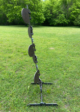 Load image into Gallery viewer, Magnum Target 6’ Tall Steel Shooting Dueling Tree Stand Range Reactive Target w/ 8&quot;x 3/8&quot; AR500 Paddles - DTSTD86AR500-S
