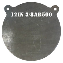 Load image into Gallery viewer, Magnum Target 12&quot; x 3/8&quot; AR500 Gong/Hanger Steel Shooting Target - Pistol &amp; Rifle Plate 1pc. Set (G121EAR500)
