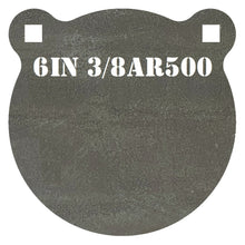 Load image into Gallery viewer, Magnum Target 6 in. AR500 Gong/Hanger Shooting Target - 3/8 Thk Pistol &amp; Rifle Target - 1pc. Set (G61EAR500)
