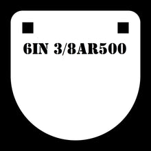 Load image into Gallery viewer, Magnum Target 6 in. AR500 Gong/Hanger Shooting Target - 1pc 3/8 Thk Pistol &amp; Rifle Target (GFT61WAR500)
