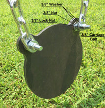 Load image into Gallery viewer, 8"x3/8" AR500 Steel Shooting Target w/ Chain Kit - Pistol &amp; Rifle Gong (G81EAR500-CHAINKIT)
