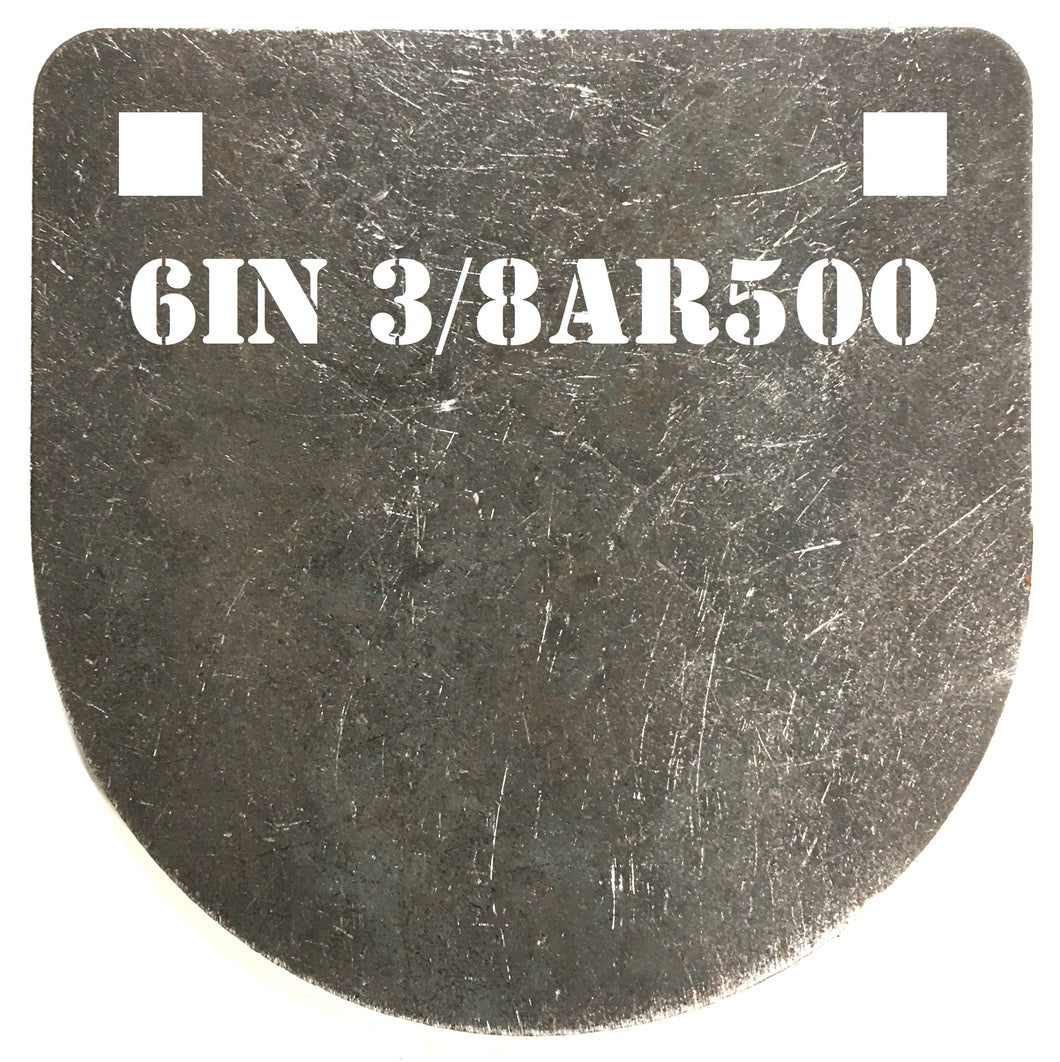 Magnum Target 6 in. AR500 Gong/Hanger Steel Shooting Target - 1pc 3/8 Thk Pistol & Rifle Target (GFT61AR500)