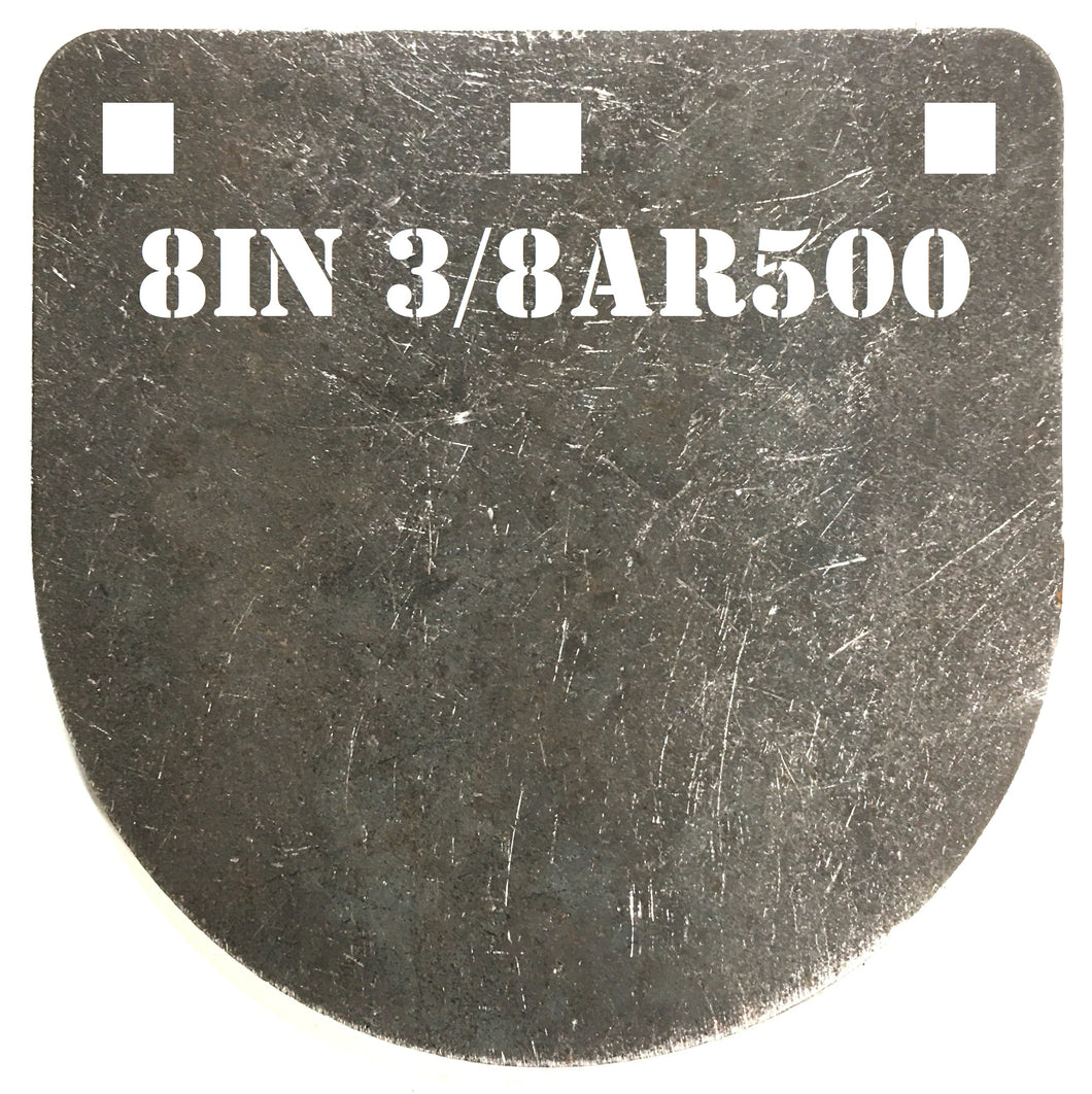 Magnum Target 8 in. AR500 Gong/Hanger Shooting Target - 1pc 3/8 Thk Pistol & Rifle Target (GFT81AR500)