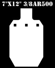 Load image into Gallery viewer, Magnum Target 7&quot;x12&quot; 3/8&quot; AR500 IDPA/IPSC Steel Shooting Target Gong Silhouette (GIDPA121WAR53H)
