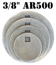 Load image into Gallery viewer, Magnum Target 3/8&quot; AR500 Steel Shooting Targets - 3&quot; 4&quot; 5&quot; 6&quot; Metal Rifle/Pistol Range Hangers (H34564AR500)
