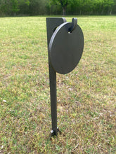 Load image into Gallery viewer, 3/8" AR500 6" Round NRA Steel Shooting Target &amp; 30" Ground Stake Stand (H61-HSTD1AR500-30IN)
