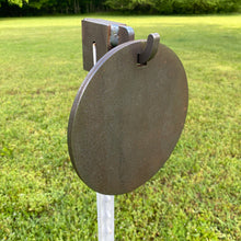 Load image into Gallery viewer, Magnum Target 8&quot; Round Gong Steel Shooting Target 3/8&quot; AR500 Range Target w/ T-Post Hook (H81TPH1AR500)
