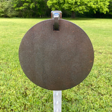 Load image into Gallery viewer, Magnum Target 8&quot; Round Gong Steel Shooting Target 3/8&quot; AR500 Range Target w/ T-Post Hook (H81TPH1AR500)
