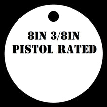 Load image into Gallery viewer, Magnum Target 8 in Round NRA PISTOL ONLY Target - 3/8in. Mild Steel Target - 1pc. Metal Plate Set - H81W
