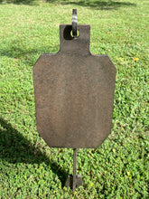 Load image into Gallery viewer, Magnum Target 3/8&quot; AR500 7&quot;x12&quot; IDPA/IPSC Steel Shooting Target &amp; 30&quot; Ground Stake Stand w/ Integrated Hook - HIDPA121-HSTD1AR500-30IN
