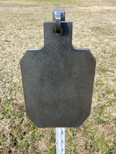 Load image into Gallery viewer, Magnum Target 12” Tall IDPA/IPSC Steel Shooting Target 3/8&quot; AR500 Range Gong w/ T-Post Hook - HIDPA121TPH1AR500
