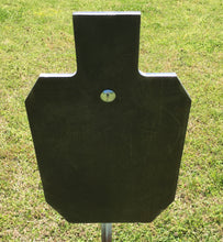Load image into Gallery viewer, Magnum Target 12x20 3/8&quot; AR500 IDPA/IPSC Steel Shooting Target w/ Spring T-Post Mount/Hook - G12x201S-SPRTPM1AR500
