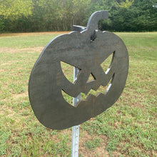 Load image into Gallery viewer, 15.5&quot;x18&quot; 3/8&quot; AR500 Jack O&#39; Lantern / Pumpkin Silhouette Steel Shooting Gong Target (JOL15.5x181AR500)
